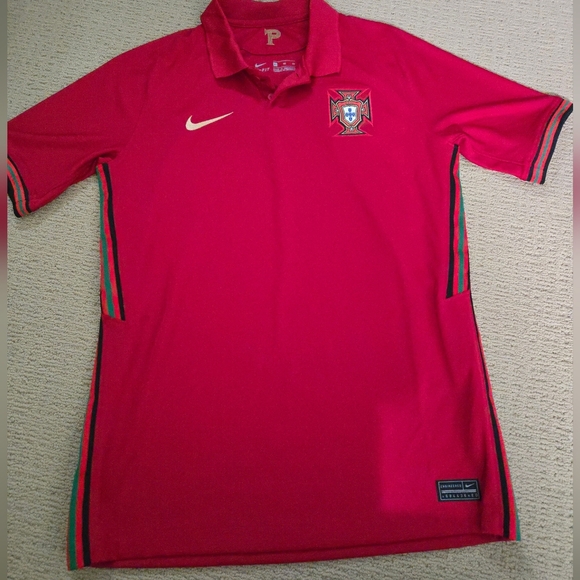 Red Nike Portugal Soccer Jersey - Picture 1 of 7